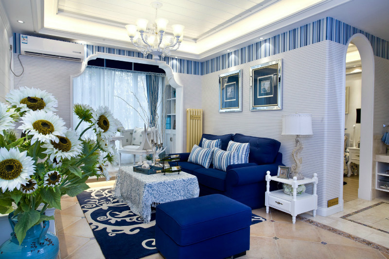 客厅图片来自湖南名匠装饰在和泓梅溪四季地中海风格的分享
