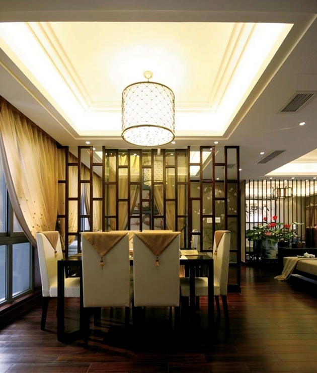 嘉年华装饰 保利城 中式 二居室 89平 餐厅图片来自武汉嘉年华装饰在中式二居·如旧时的约定的分享