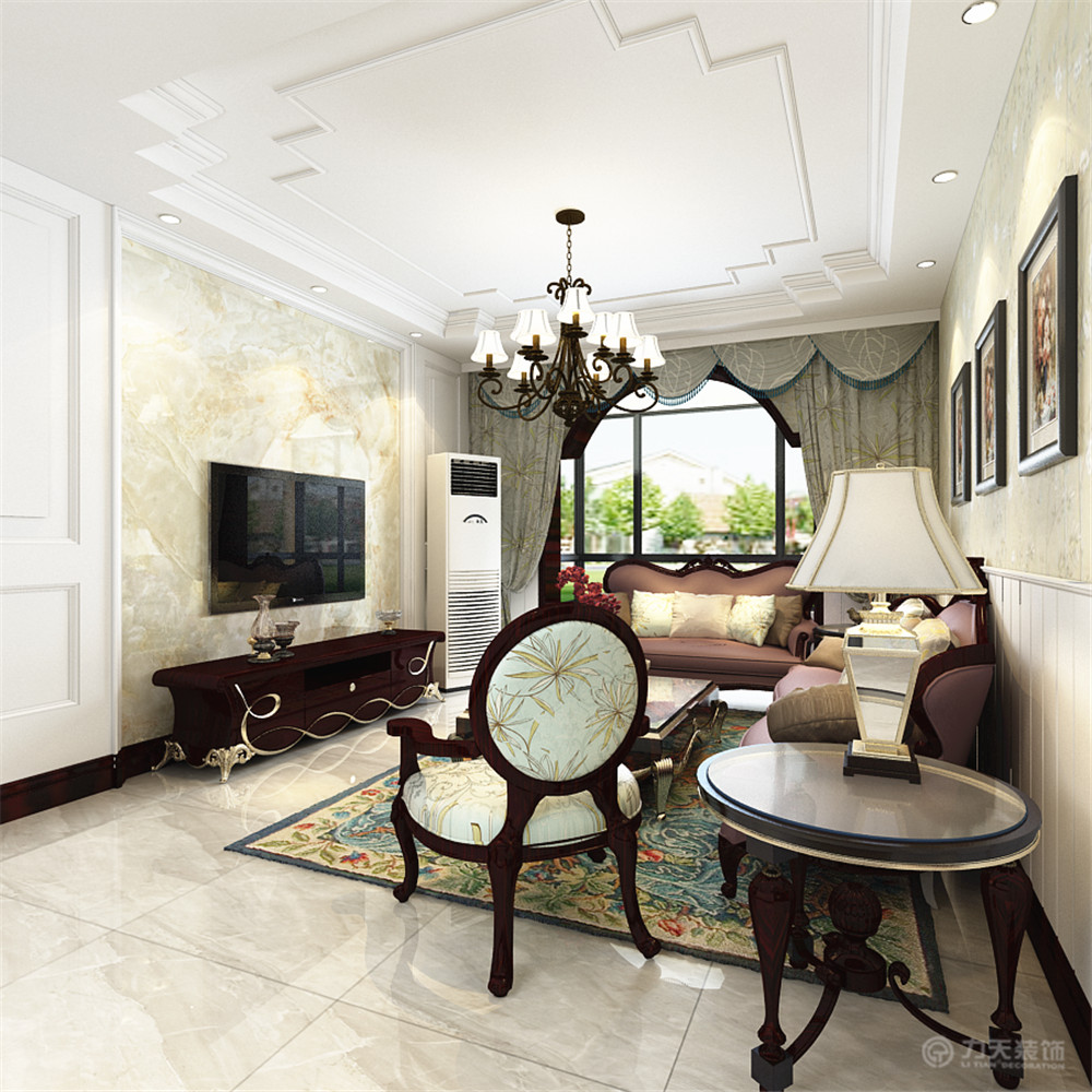 三居 80后 白领 客厅图片来自阳光力天装饰糖宝儿在欧式风格 | 柴楼新家园 111㎡的分享