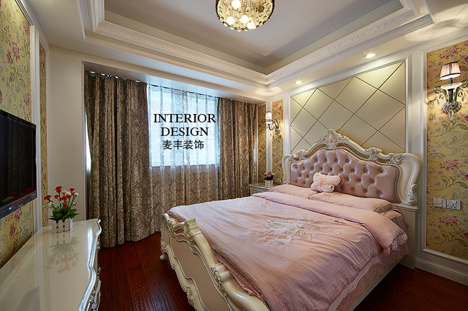卧室图片来自四川岚庭装饰工程有限公司在简约欧式的静美时光的分享