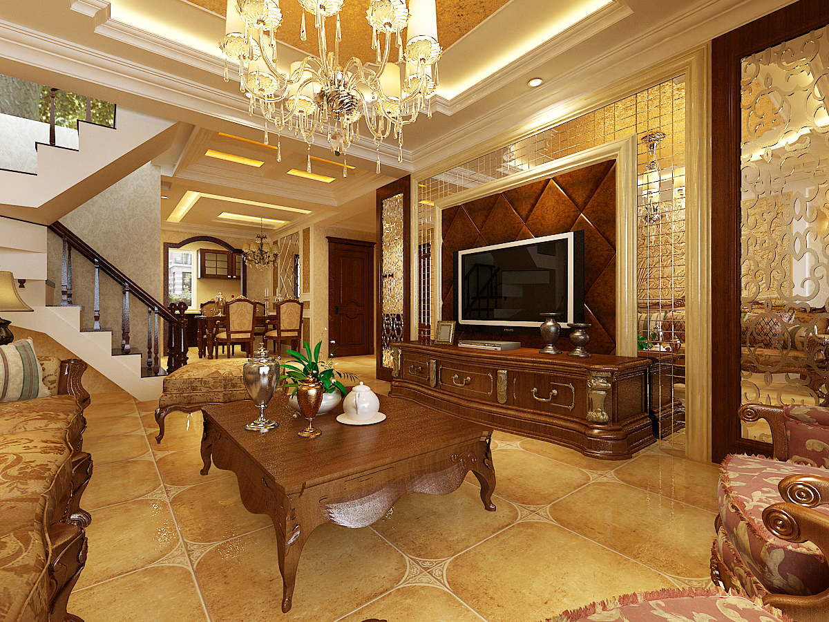 四居 碧桂园银河 豪华欧式 客厅图片来自百家设计小刘在碧桂园银河城180阁楼豪华欧式的分享