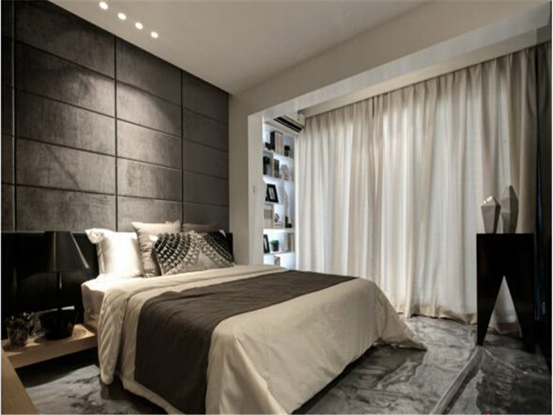 现代 简约 两居 卧室图片来自北京精诚兴业装饰公司在简约气度时尚公寓的分享