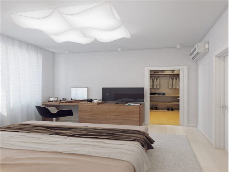 现代 简约风格 白色 卧室图片来自北京精诚兴业装饰公司在白色简约公寓的分享