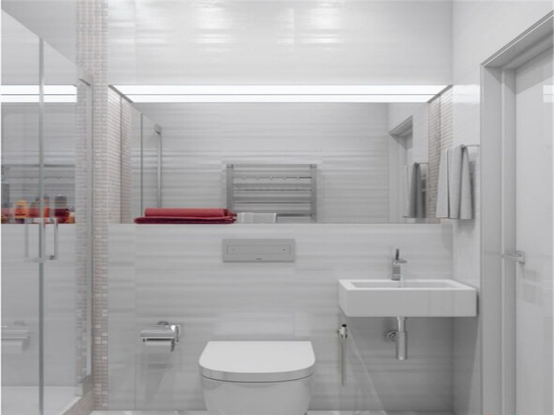 现代 简约风格 白色 卫生间图片来自北京精诚兴业装饰公司在白色简约公寓的分享