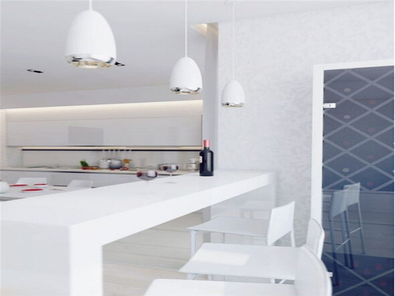 现代 简约风格 白色 厨房图片来自北京精诚兴业装饰公司在白色简约公寓的分享