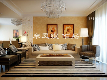 绿地·新里海德公馆131平简约装修
