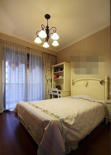 田园 卧室图片来自四川岚庭装饰工程有限公司在110平二房田园风格的分享