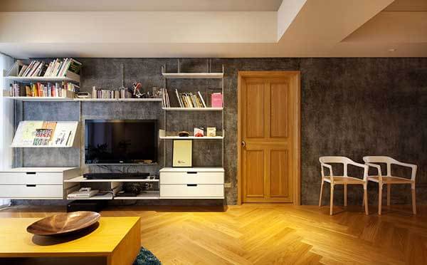 客厅图片来自四川岚庭装饰工程有限公司在工业简约风个性公寓装修效果图的分享