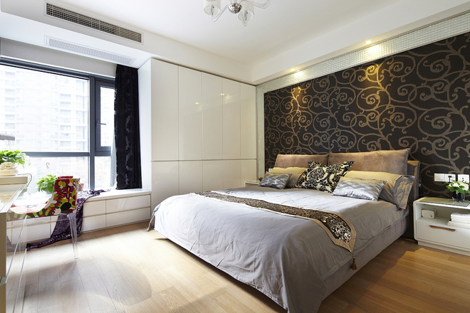 混搭 卧室图片来自四川岚庭装饰工程有限公司在现代中式混搭尽享品味生活的分享