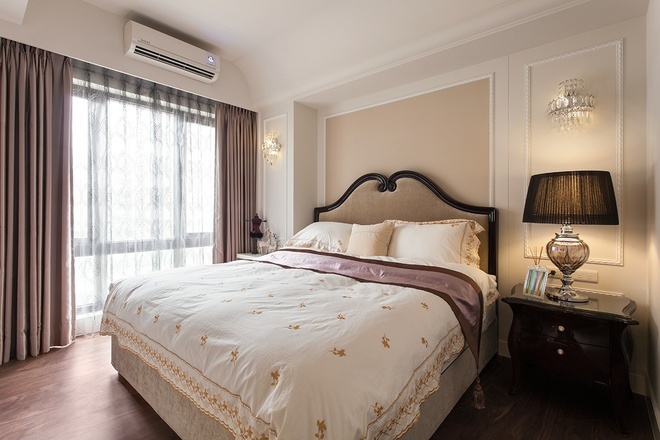欧式 卧室图片来自四川岚庭装饰工程有限公司在93平新古典清新典雅时尚公寓的分享