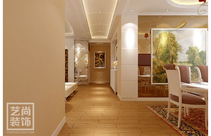 简约 欧式 升龙天汇 装修效果图 88平方 客厅图片来自艺尚设计在升龙天汇广场88平方两室装修的分享