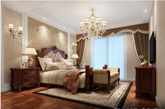卧室图片来自天津印象装饰有限公司在都市新居装饰 案例赏析2015-10-3的分享