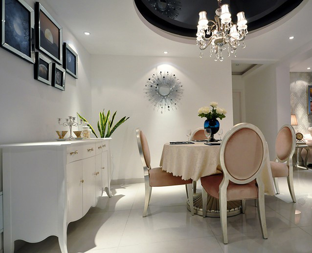 餐厅图片来自四川岚庭装饰工程有限公司在100平欧式空间典雅设计的分享