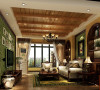 美式田园 高度国际装饰设计 客厅细节图