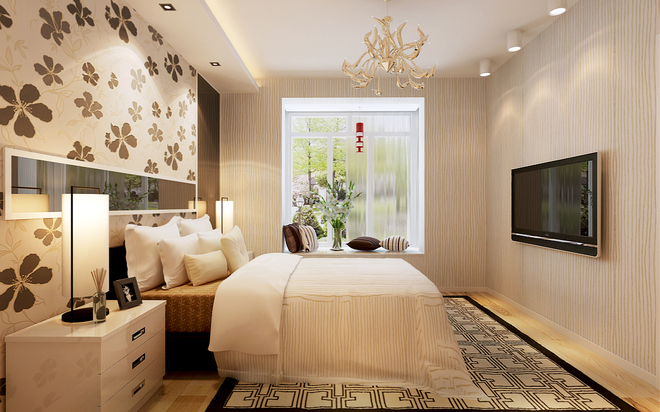 卧室图片来自四川岚庭装饰工程有限公司在复式简约风客厅挑高更有空间感的分享