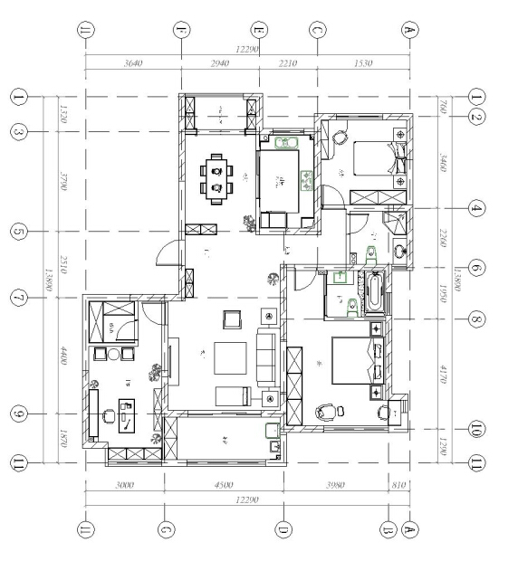 三居 收纳 80后 小资 中式 稳重 华地紫园 户型图图片来自合肥生活家在华地紫园-新中式风格的分享