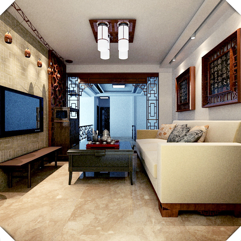 图片来自天津生活家健康整体家装在中信珺台，新中式风格的分享