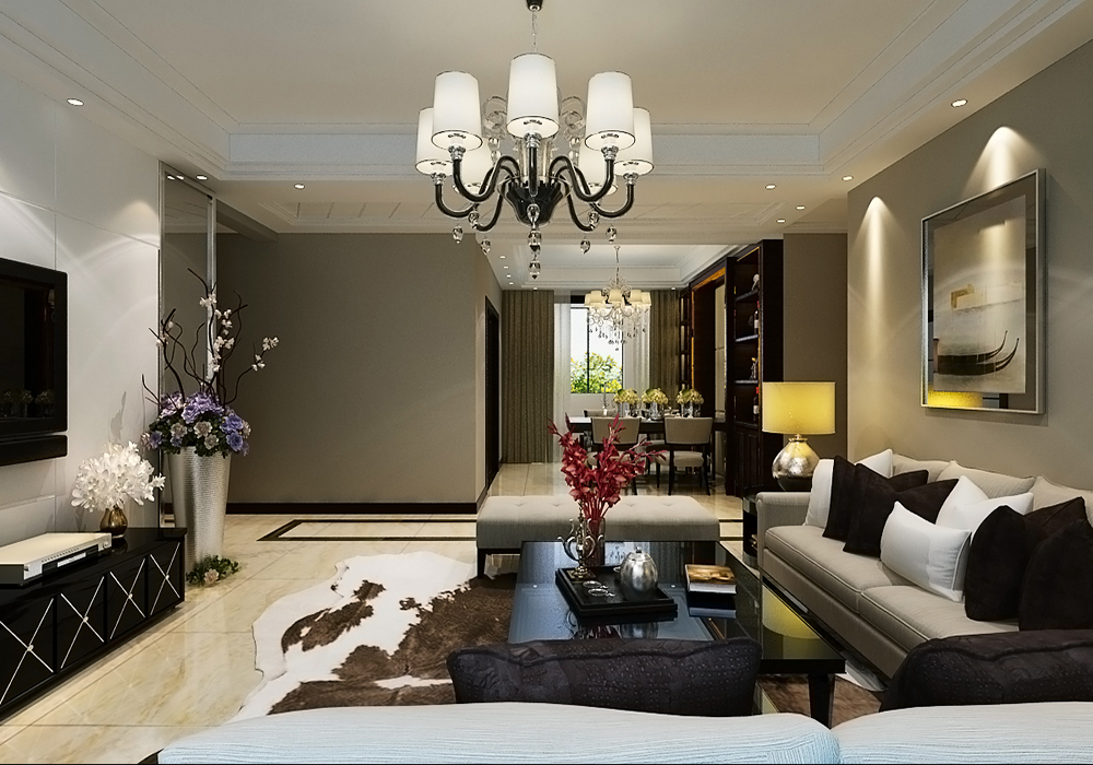 客厅图片来自太原金尚装饰王卓娅在现代简约-中海-132平的分享