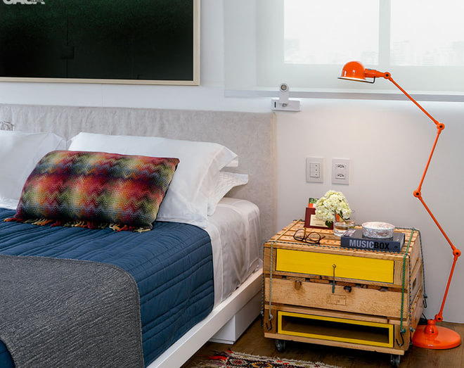 简约 卧室图片来自四川岚庭装饰工程有限公司在巴西现代简约小公寓的分享