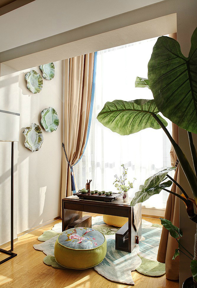 混搭 阳台图片来自四川岚庭装饰工程有限公司在113平中西混搭风格三居的分享