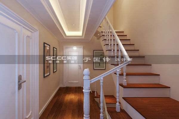 别墅 简约 楼梯图片来自快乐彩在德郡联排现代简约装修的分享