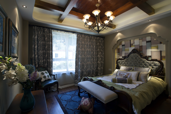 别墅 卧室图片来自深圳嘉道装饰在美式别墅的分享