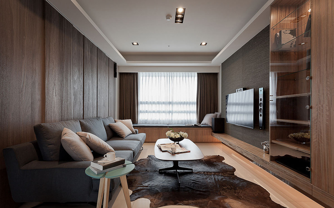 客厅图片来自四川岚庭装饰工程有限公司在86平米水岸人文风光三居室的分享