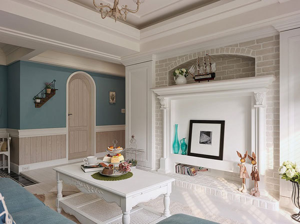 客厅图片来自四川岚庭装饰工程有限公司在地中海风蔚蓝二居室装修效果图的分享