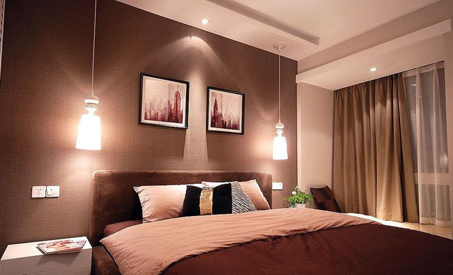 卧室图片来自四川岚庭装饰工程有限公司在惊艳装修 89平黑白灰时尚三居室的分享