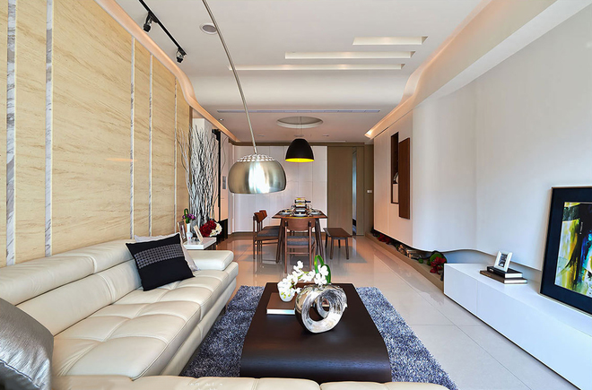 客厅图片来自四川岚庭装饰工程有限公司在流线造型里的大户型的分享