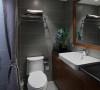 卫生间以美观实用为主，功能分区的合理设计使每一处空间都得到了最好的应用。