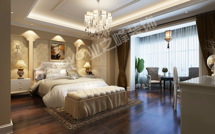 欧式 西安业之峰 西安装修 卧室图片来自西安业之峰装饰公司在群贤汇花园的分享