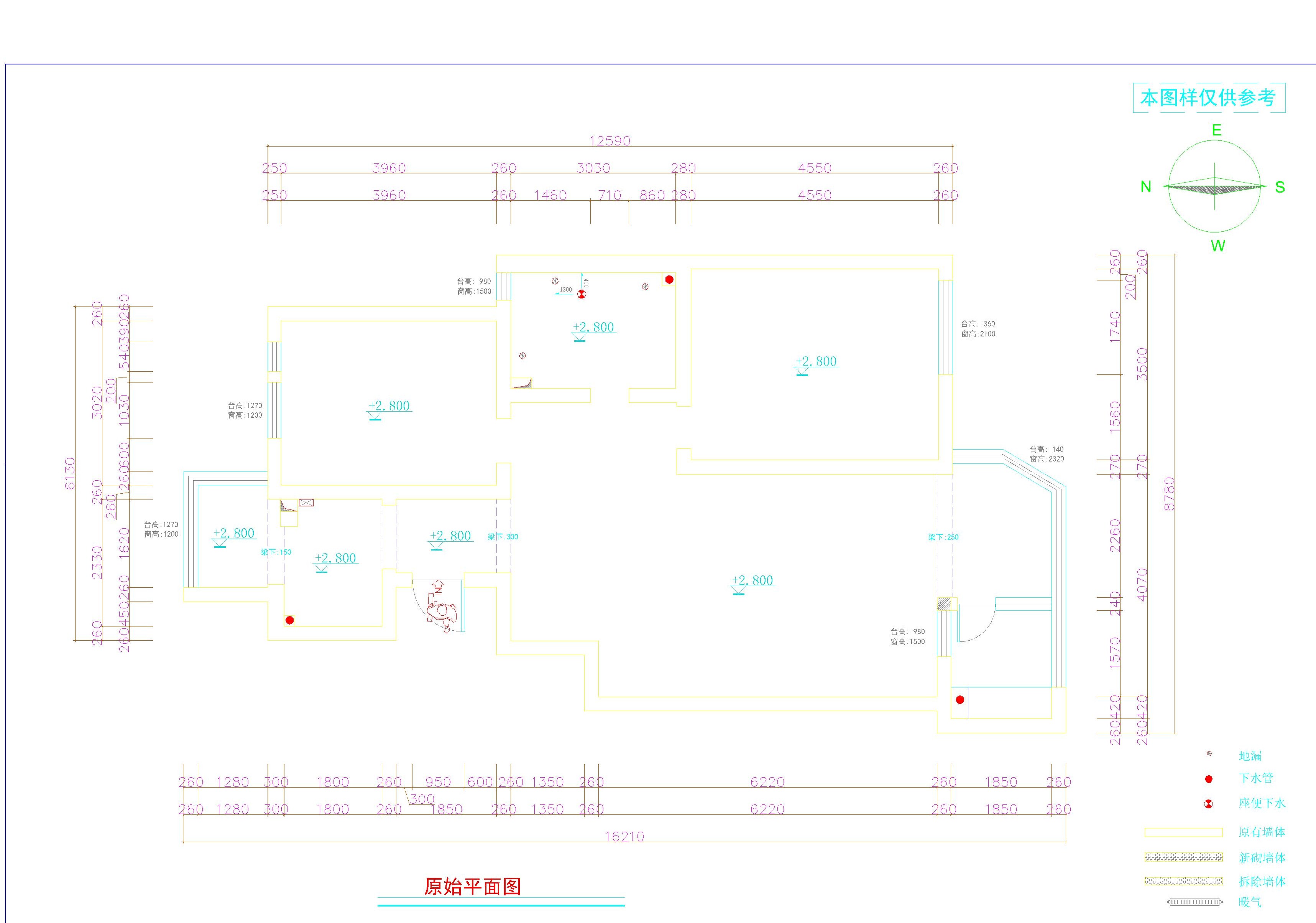 简约 二居 户型图图片来自北京今朝装饰郭风在润枫锦尚的分享