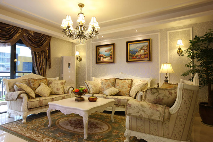 优客联邦 120平米 现代欧式 三室 客厅图片来自cdxblzs在优客联邦 120平米 现代欧式 三居的分享
