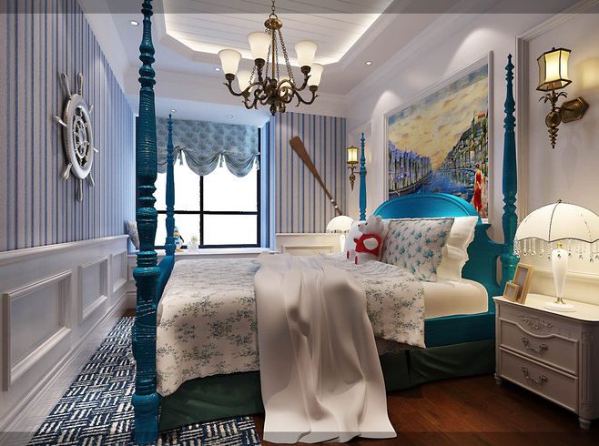 卧室图片来自天津印象装饰有限公司在都市新居装饰 案例赏析2015-10-8的分享