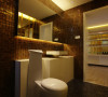卫生间的设计是较为有特点的，特色的马桶，增添整个卫生间的一个设计感