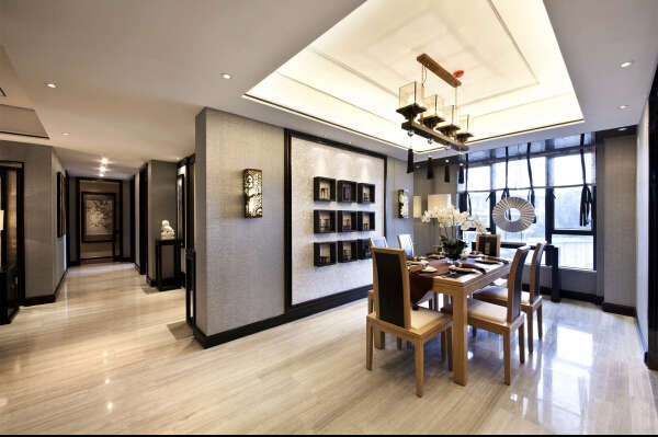 简约 中式 混搭 四居室 白领 80后 餐厅图片来自成都V2装饰在东山国际中式风格的分享