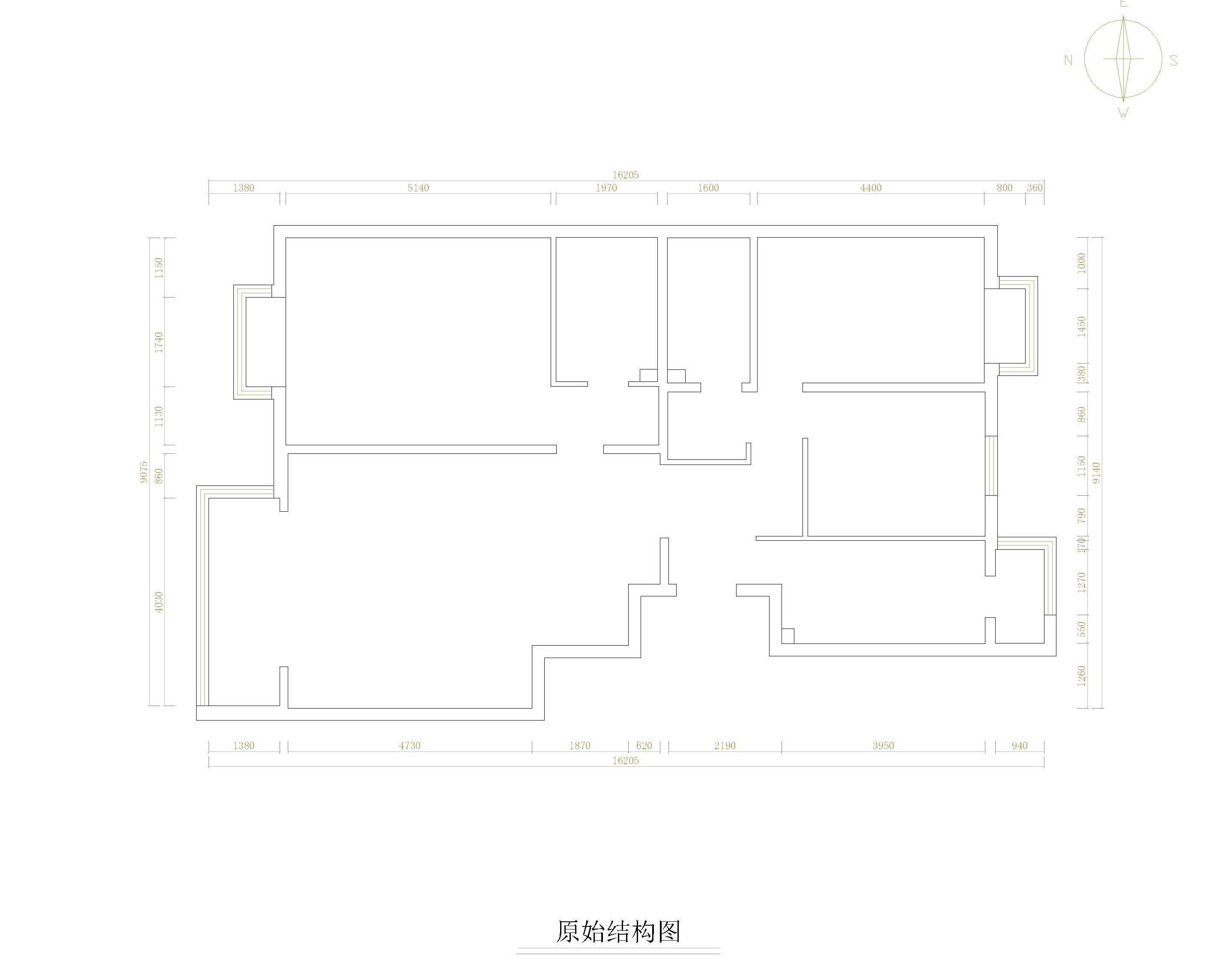 后现代 三居 户型图图片来自北京今朝装饰郭风在晨光家园120的分享