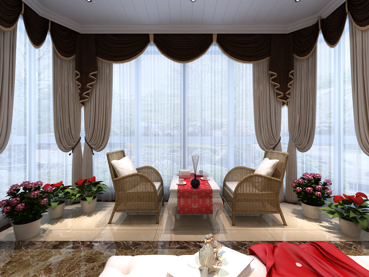 欧式 三居 客厅图片来自青岛德隆装饰在金沙海岸的分享