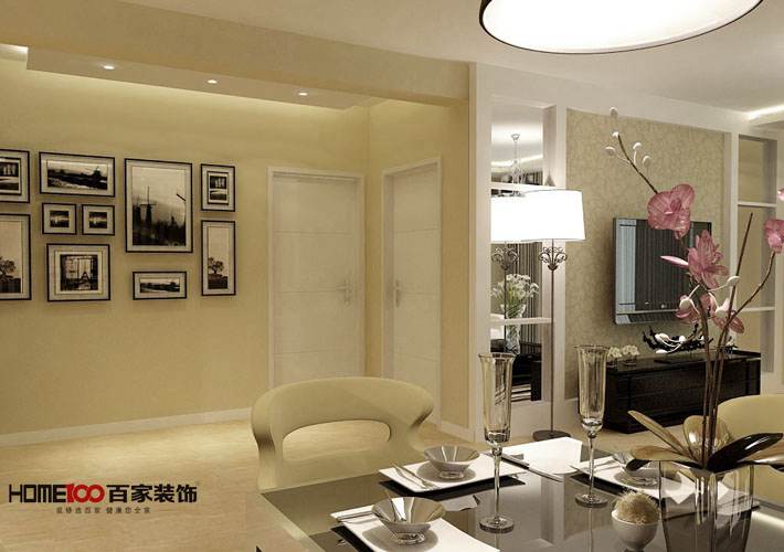 简约 三居 金地檀溪 客厅图片来自百家设计小刘在金地檀溪150平现代风格半包5.6万的分享
