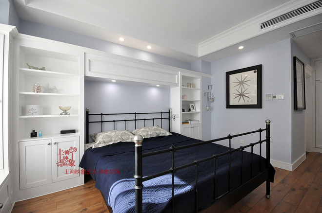 卧室图片来自四川岚庭装饰工程有限公司在简约美式三房两厅的分享