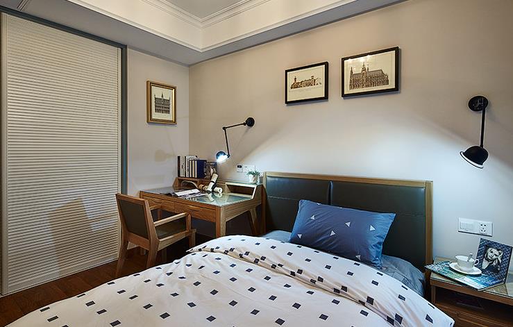 混搭 三居 舒适 实木 卧室图片来自佰辰生活装饰在将混搭进行到底 100平超美空间的分享