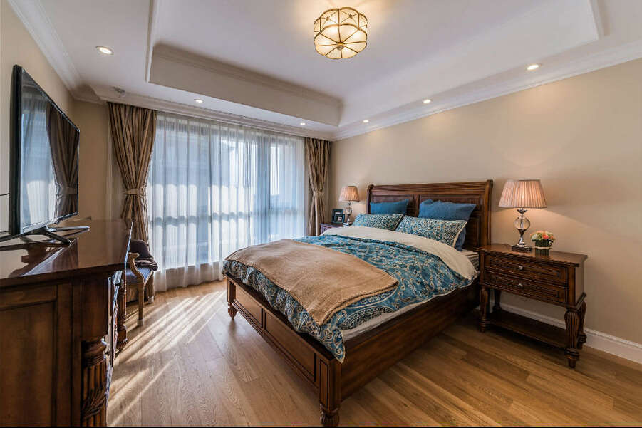 简约 欧式 混搭 法式 别墅 收纳 雅居乐 卧室图片来自成都V2装饰在雅居乐新法式风格的分享