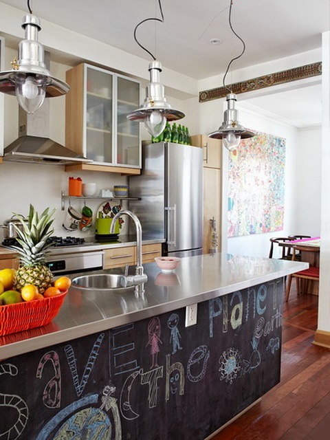 厨房图片来自四川岚庭装饰工程有限公司在舒服自在美式小两居的分享
