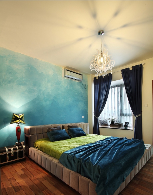 二居 地中海 卧室 卧室图片来自深圳嘉道装饰在正商蓝海港湾2的分享