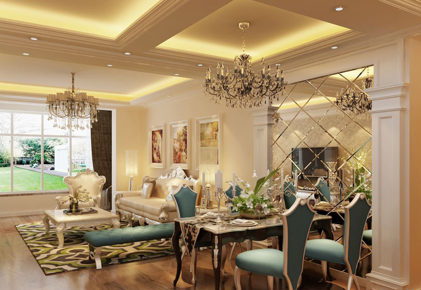 简约 欧式 三居 白领 收纳 80后 小资 餐厅图片来自实创装饰百灵在宫殿般的顶级享受的分享