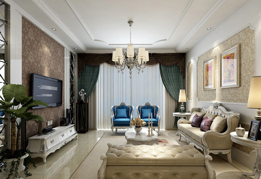 简约 欧式 三居 白领 收纳 80后 小资 客厅图片来自实创装饰百灵在舒适惬意小家的分享