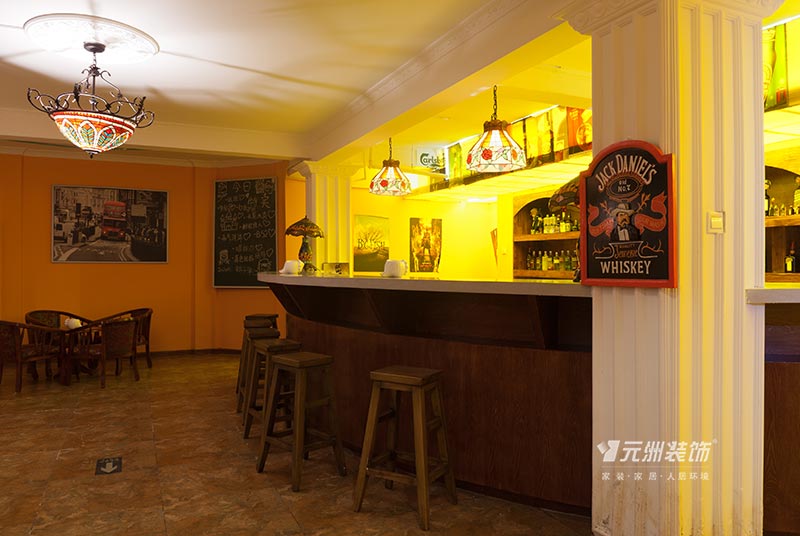 欧式 别墅 旧房改造 小资 混搭 其他图片来自北京元洲装饰装修设计在绿城百合咖啡馆酒吧装修案例的分享