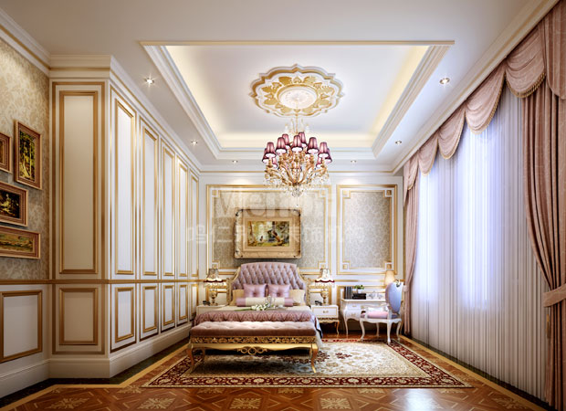 签鸣仁别墅 卧室图片来自鸣仁装饰在562平中海尚湖世家古典欧式风格的分享