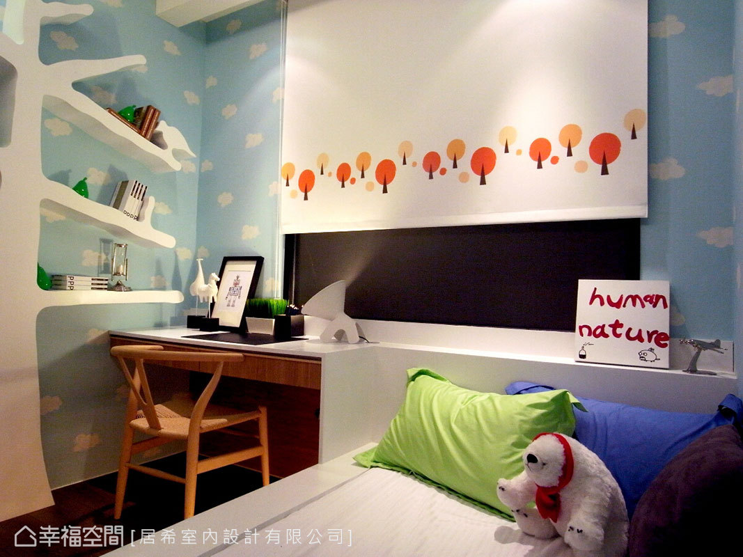 北欧 简约 三居 小资 收纳 混搭 卧室图片来自幸福空间在76平首购族最爱的北欧风家居的分享